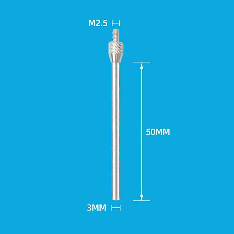 M2.5 Diş 1/1.5/2/3Mm İğne Çapı Kadran Test Göstergesi Temas Noktası 10/20/30/40/50Mm Uzunluk Ölçme Ölçme Aletleri
