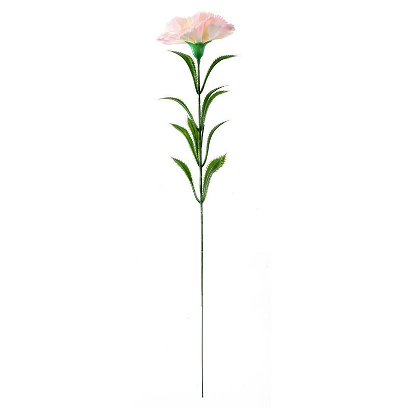 Boeket van zijden anjers voor bruiloftsdecoratie, woningpresentatie, fotografie en als cadeau.