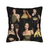 New Kpop Style Girls Katseyes Pillow Cover Funny Pillow Case For Sofa Home Decor Soft Cushion Cover Gift Idea