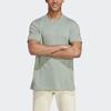 Adidas Logo Pattern Loose Crew Neck Short Sleeve T-Shirt Men Tops Green IC9799