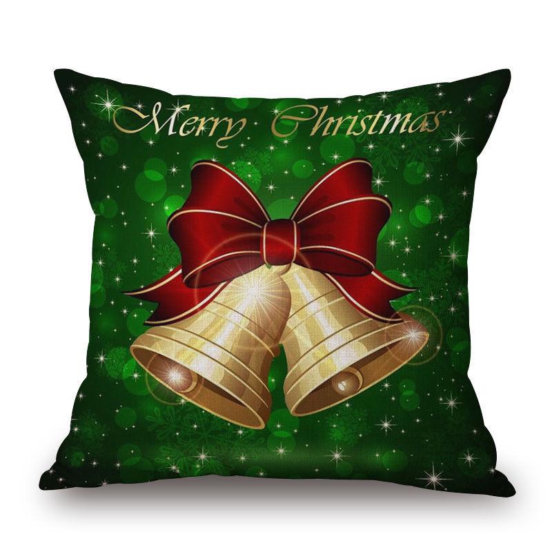 Merry Christmas Xmas Gift Designed Throw Pillow Case Cover Cushion 18 X 18 Inch Premium Quality For Festive Home Decoration
