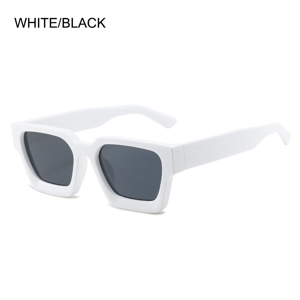 UV400 Protection Thick Square Frame Eyewear Women Sunglasses Shades Retro Sunglasses Ladies Shades