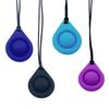 Teething Necklace Silicone Teether Soother Chewing Nursing Biting Toy Sensory Chew Necklace Silicone Chewable Pendant