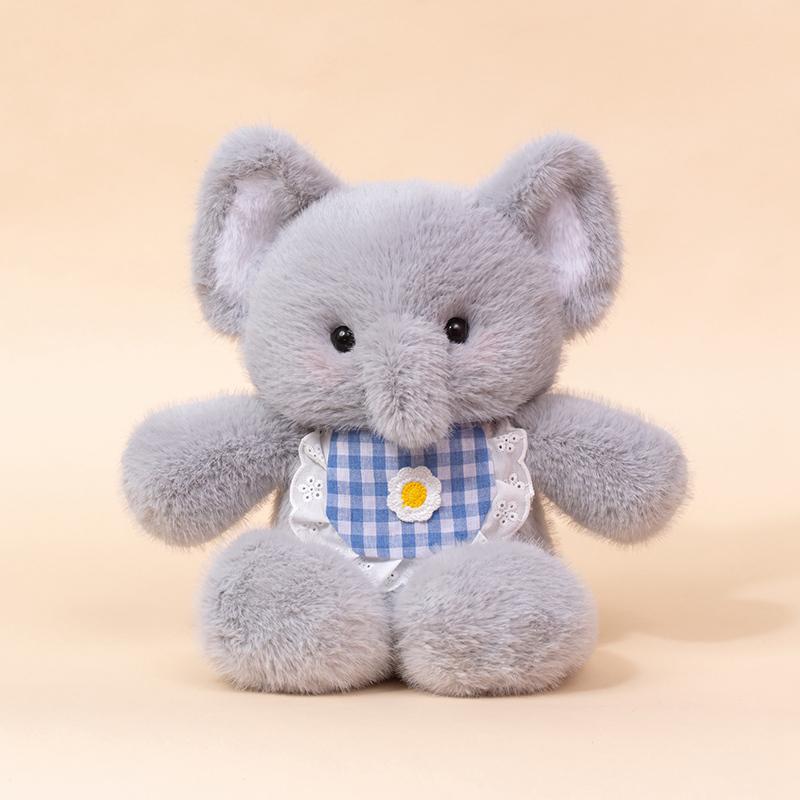 50cm Creative Running Doll Bib Bunny Bear Cat Sheep Elephant Animals Soft Plush Toys Throw Pillow Cartton for Kids Gift Decor