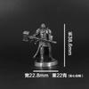 White Brass War Legions Fearless Knight Soldier Models Miniature Figurine Collections Table Game Ornament