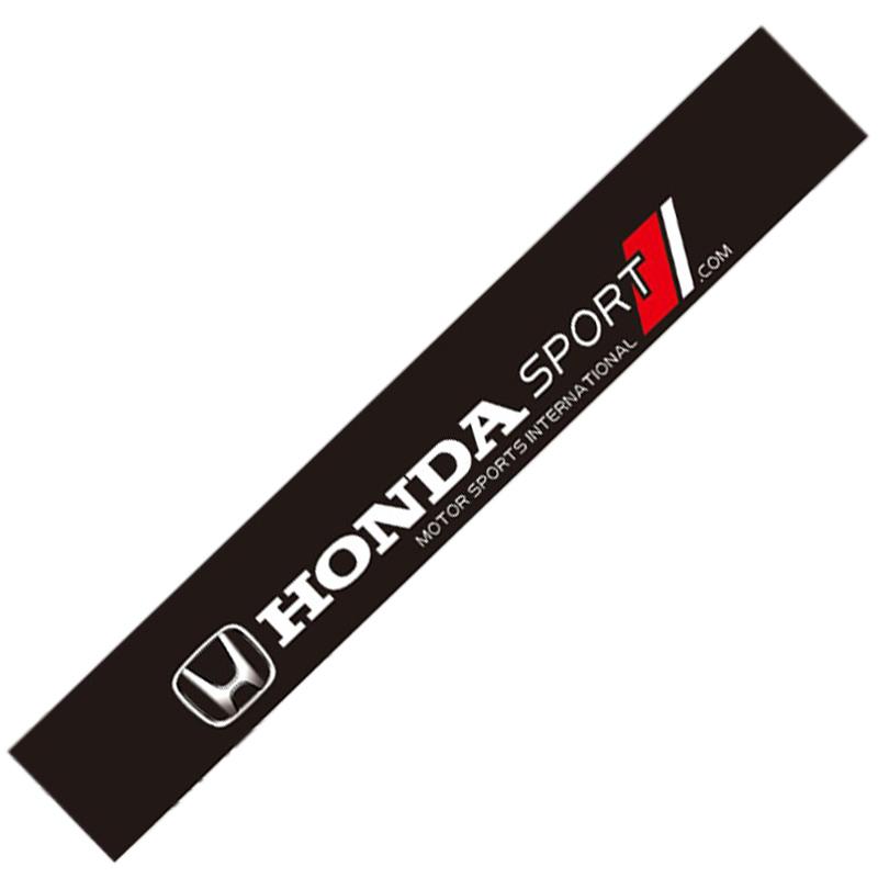 Snpry3 Car Windshield Sticker Waterproof Decorative Decal Stickers For Honda Civic Fit Jazz Accord Pilot CRV Odyssey Passport City HRV