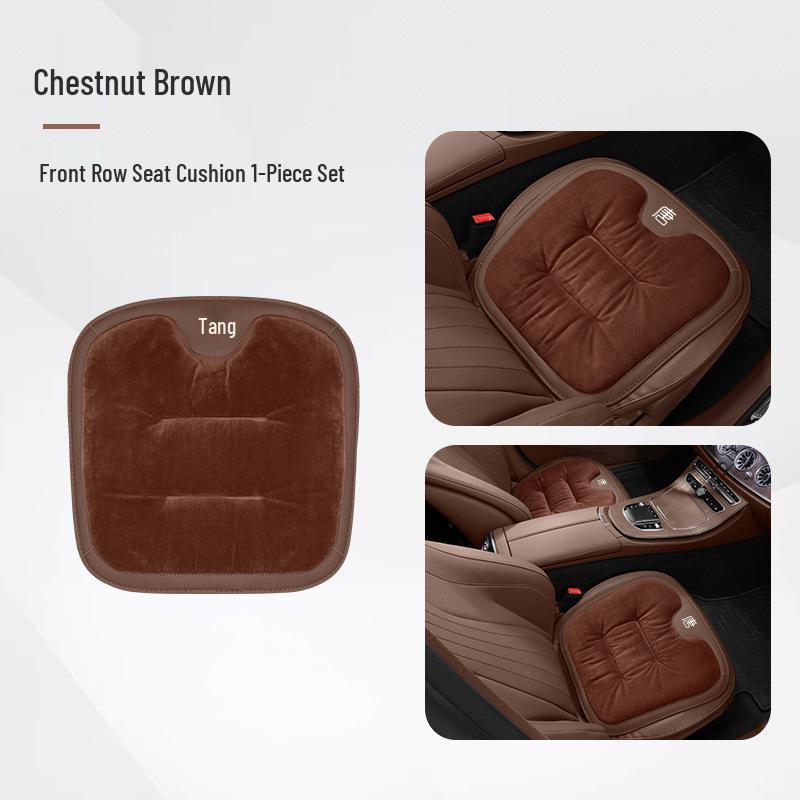 BYD Tang L EV/DMI/DMP Flannel Seat Cushion: Warm Front & Rear Covers for Autumn/Winter.
