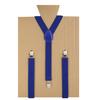 Unisex Elastic Y-Shape Braces Men's Women's Adjustable Clip-on Suspenders