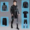 5 Pcs/Set Men's Compression Sport Suits Running Sets Basketball Training Tights Clothes Gym Fitness Jogging Sport Tracksuits