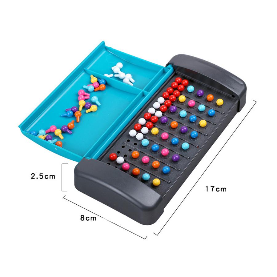 Secret Code Guessing Game, Mastermind Logic Board Game, Color Matching Brain Puzzle for Family Game Night