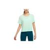 Solid Color Loose Short Sleeve T-Shirt Women Tops Green DM7026-379