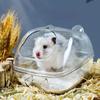 Toilette Hamster Cage Boîte Salle de Bain Transparente Bain de Sable Hamster Souris Pièce Cage Cochon d'Inde Accessoires Hamster Petits Animaux