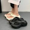 Fashion Soft Platform Flip Flops for Women Summer Clip Toe Thick Bottom Cloud Slippers Woman Lightweight Non-Slip Bathroom Flip Flops