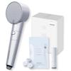 Fine Bubble Clear Shower Head with High Water Chlorine Removal Cartridge Bicarbonate Silver Micro-Nano Bubbles, Water-Saving, Pressure, +