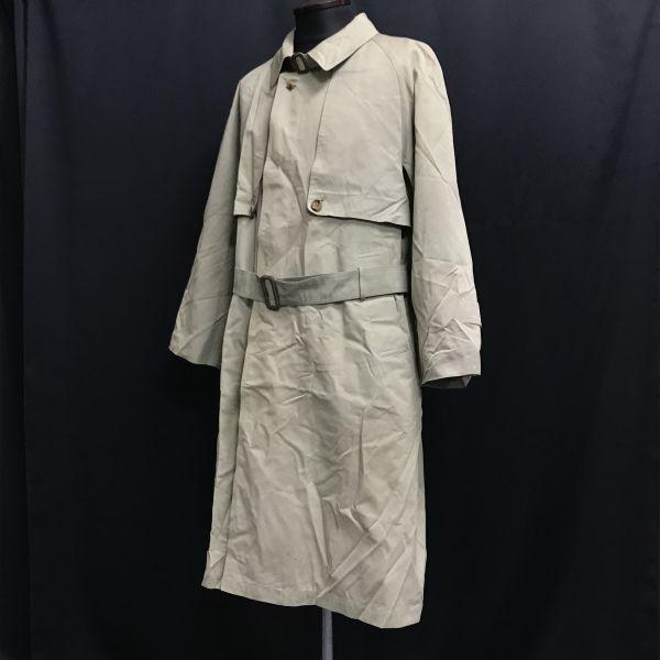 Lanvin Belted Trench Coat Men M Light Khaki Beige(USED)