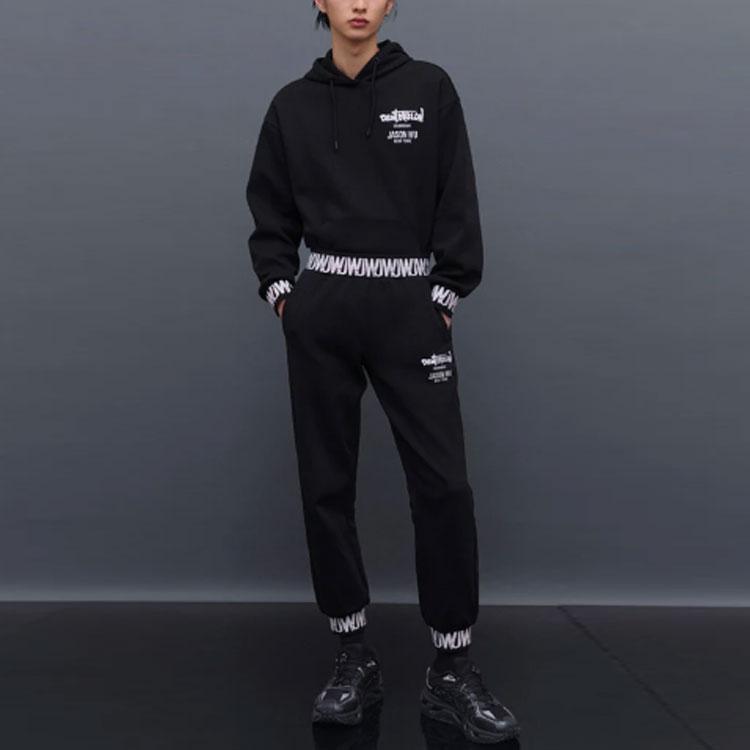 Li Ning X JASON WU, CF Sweatshirt Unisex Black AWDRH10-1