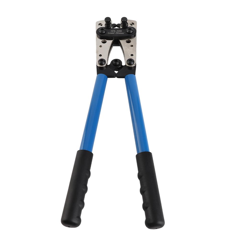 Professional 6 50mm Plug Crimp Plier Hex Crimper Crimping Tool Battery Cable Lug