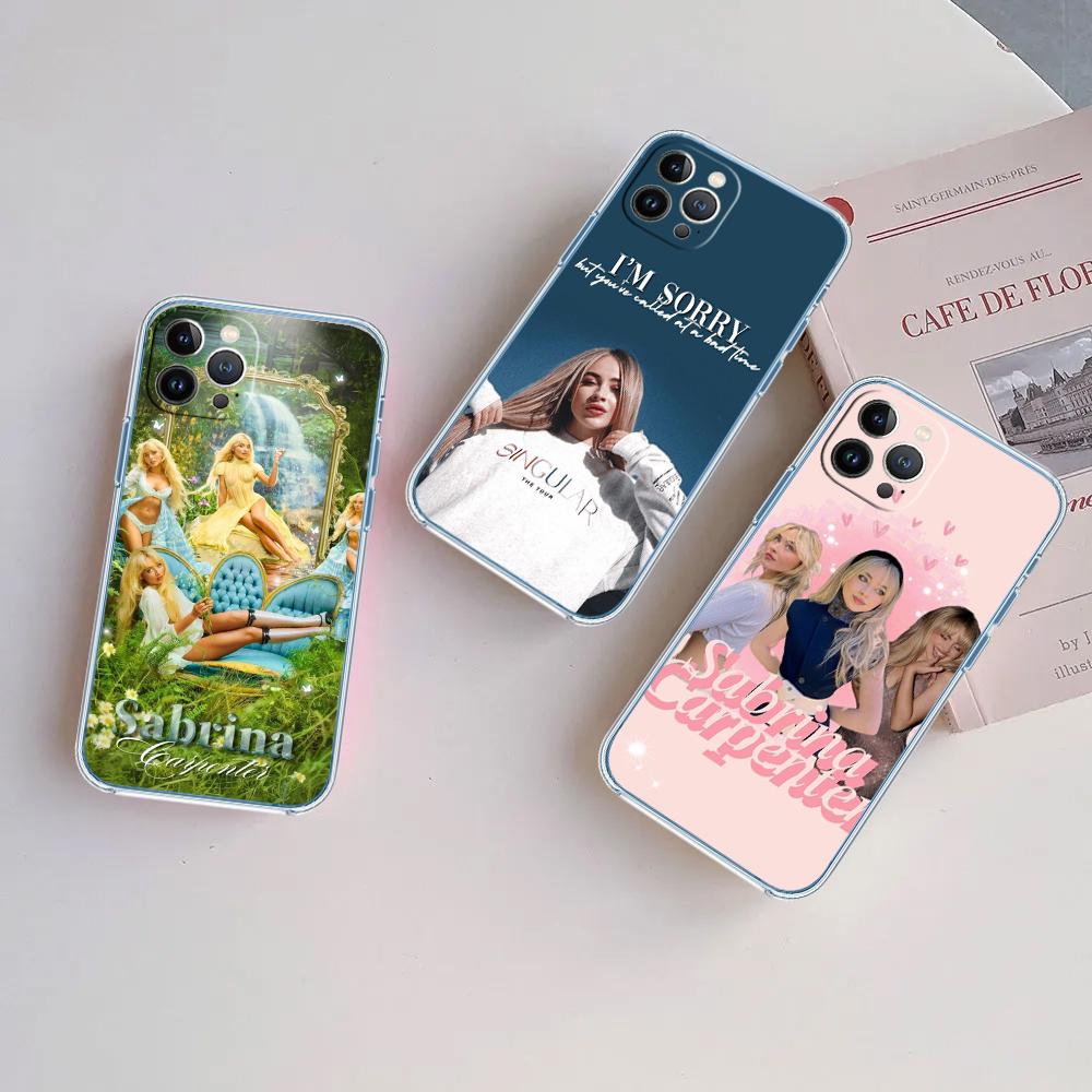 LO86 Sabrina Carpenter Soft Shell Transparent Phone Case for Samsung Galaxy A04 A04S A14 A23 A34 A54 M23 M33 M52 M53
