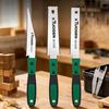 Single Japanese Pull Saw | Double-Edged Woodworking Hand Saw with Fine Teeth, Precision Cutting for Wood and PVC, Portable