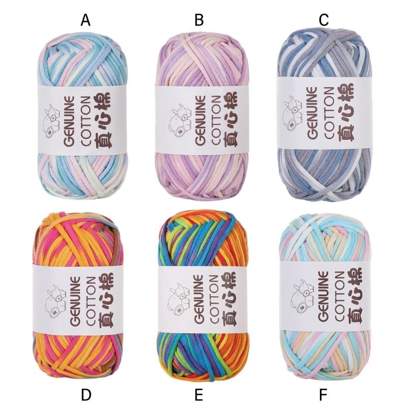 Filato di Cotone Filato da Lavoro a Maglia Filato da Lavoro a Maglia Gomitolo/48g Filato Morbido per Bambini Filato di Cotone per Lavoro a Maglia per Uncinetto Tessitura