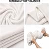 Space Cosmic Theme Throw Blanket Custom Name Text Personalized Blanket Soft Cozy Blanket for Home Sofa Bed