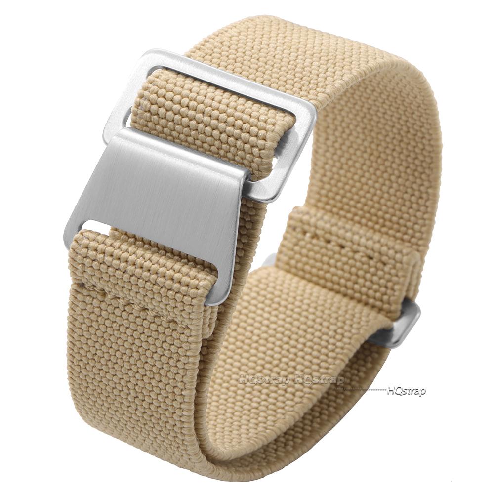 Universal Nylon Watch Strap Smart Watch Fabric Wristband Parachute Bag Elastic 20mm 22mm Watchbands Man's Sport Watchband