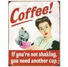 Coffee Metal Tin Signs Vintage Plaque Metal Plate Retro Wall Art Posters for Cafe Kitchen Bar Pub Clubs Iron Painting Decoration