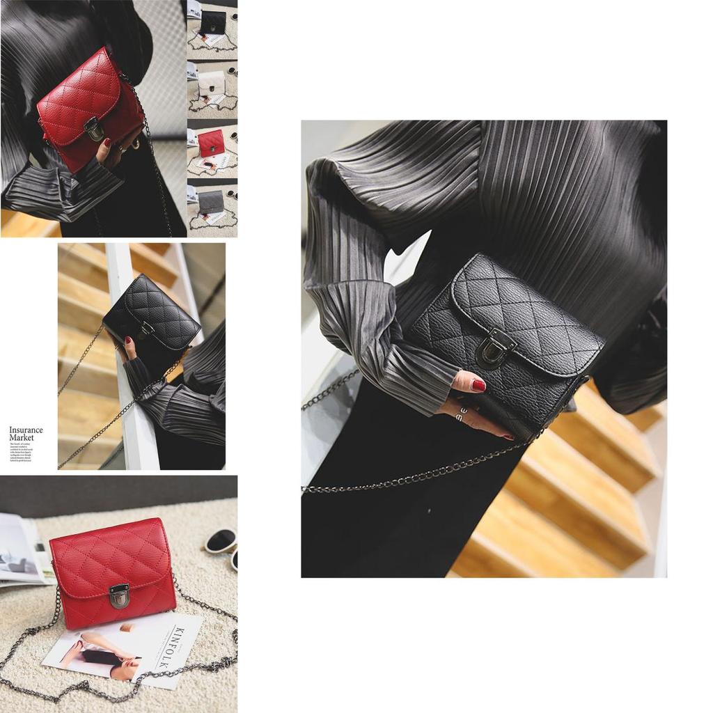 Elegante Damen-Handtaschen aus PU-Leder mit Nieten-Kette für vielseitigen Gebrauch