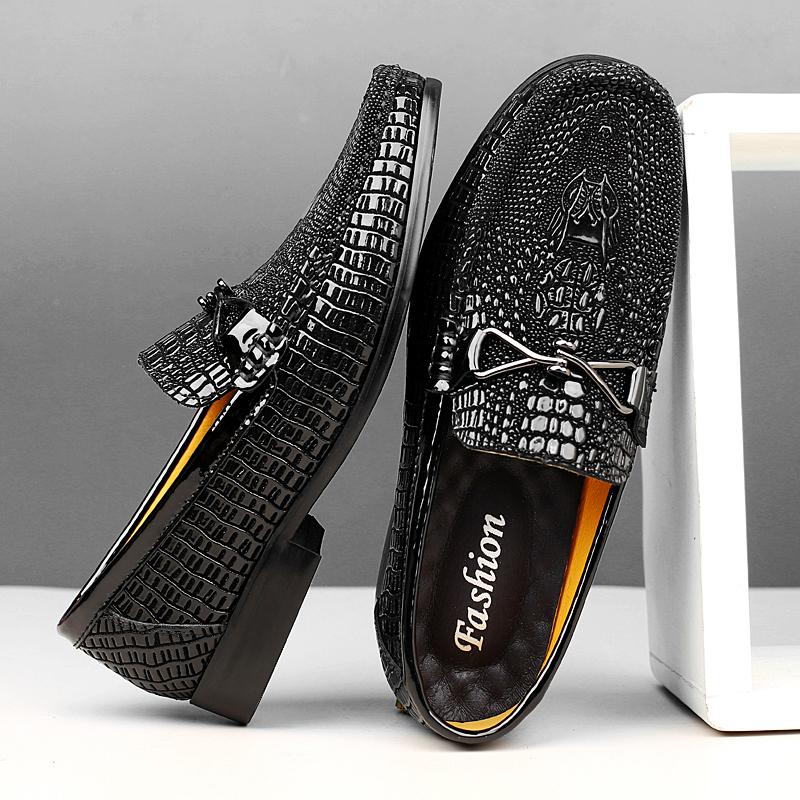 Mode Herren Bequemer Laufschuh Echtes Leder Slipper Herren Loafer Neuer Trend Freizeitschuhe Mokassins Heißer Verkauf Herren Fahrschuhe