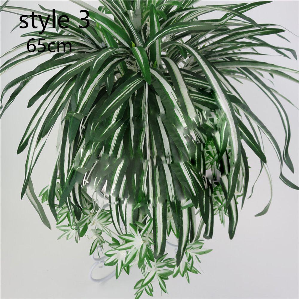 Vivid Office Wedding Decor Home Artificial Plant Foliage Bush Fake Leaf Green Grass