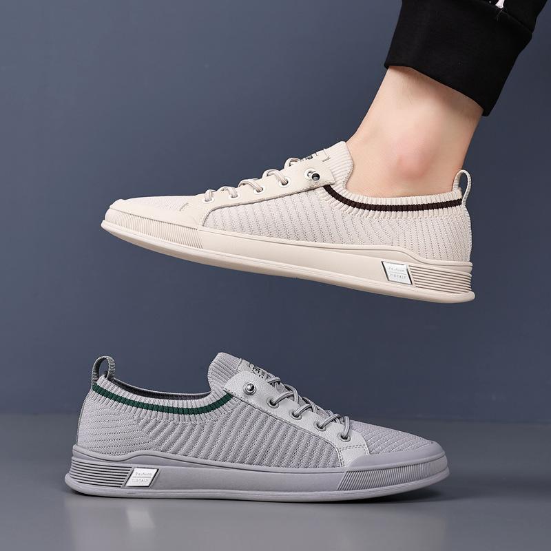 New Men's Casual Shoes Breathable Mesh Sneakers Thin One-foot Versatile Student Shoes Men's