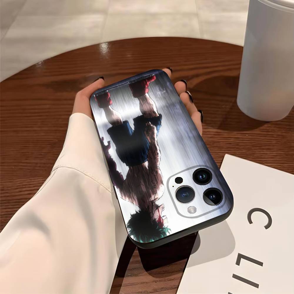 Mijn H-Hero A-Aacademia Deku Telefoonhoesje Voor iPhone 17,16,15,14,13,12,11,Pro,X,Xs,MAX,Plus TPU Zacht Huidvriendelijke Cover