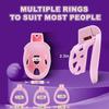 Lightweight Smooth Pink Male Chastity Cage 3 Sizes Penis Rings Bondage Chastity Device Sex Toy for Men with Key Pink XS Smallest
