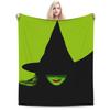 W-Wicked 2 סרט מוזיקלי גלינדה שמיכה איכותית רכה חמה שמיכת פינוק חורף ילדים ספה כיסא הדפס כיסוי מיטה