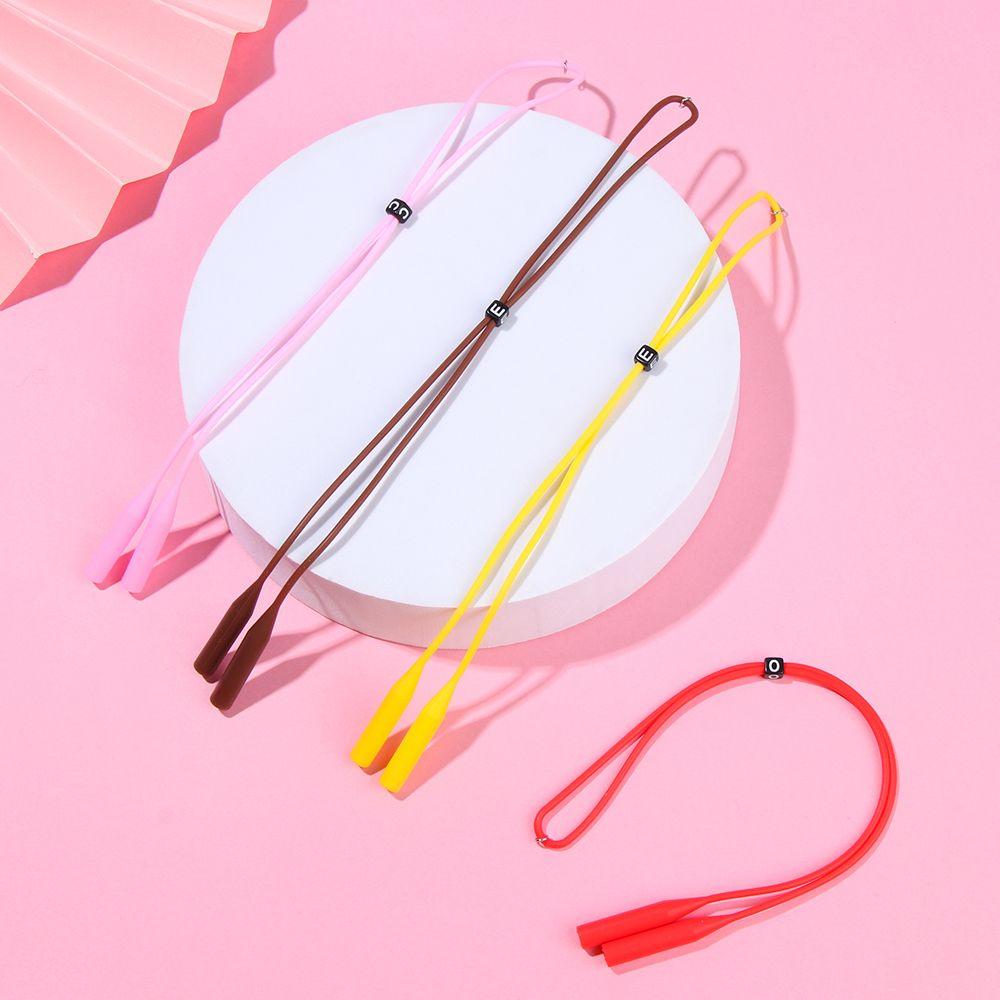 Men Women Silicone Glasses Chain Anti-Slip Eyeglasses Rope Glasses Strap Neck Cord Eyewear Lanyard