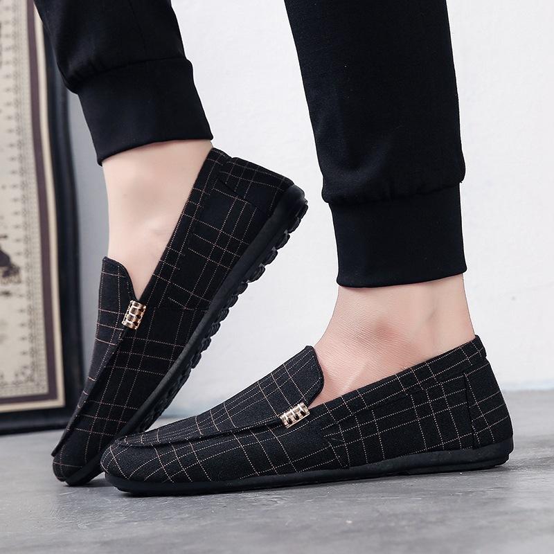 Doudou Schuhe Herren Ein-Pedal Herrenschuhe 2024 neu Herbst Herren Fahren Sommer Slipper Herren Freizeitschuhe