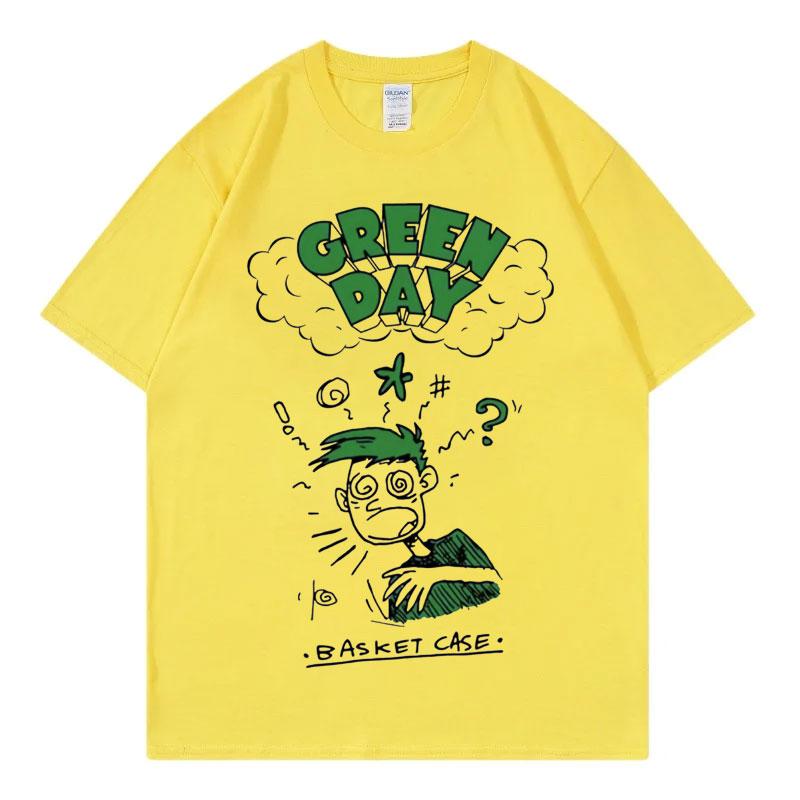 Punk Rock Band Green Day Merch T-shirts Concert Tour 2026 Fan Gift T Shirts Men Womem Clothing High Street Fashion Trend T-shirt