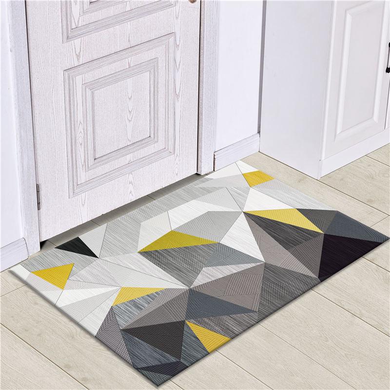 Nordic Absorbent Bathroom Anti Slip Mat Carpet Entrance and Foyer Foot Mat Bedroom Door Mat Floor Mat