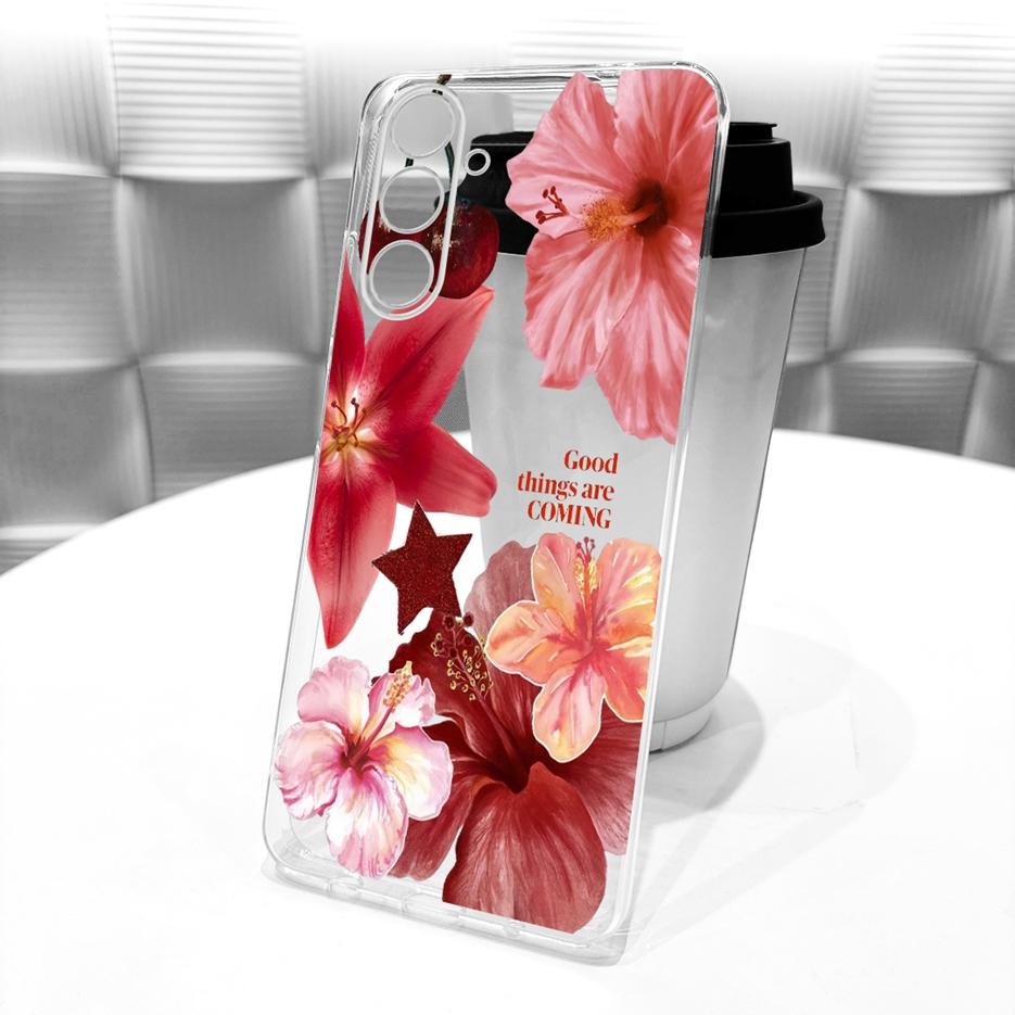 For Samsung Galaxy M55 Case SM-M556B New Flowers Butterfly Painted Cover Soft Silicone Case For Samsung M55 M 15 Galaxy M15 Bags