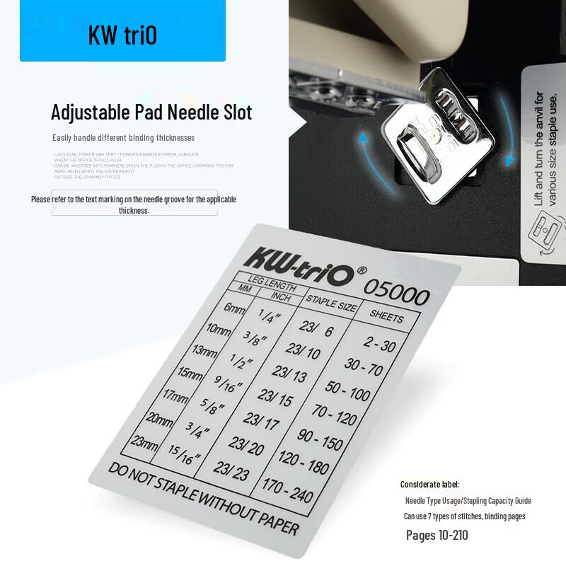KW-triO Heavy-Duty Long Arm Stapler