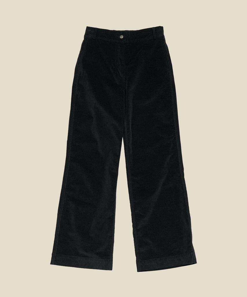 CHIQUITA Corduroy Bootcut Pants Black 250903Bk