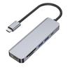 Hub met 4K HDMI Video PD 100W Snelle USB Data en SD TF Kaart HDMI Type C Adapter voor Werken vanaf Geen Setup Compatibel met MacBook iPad Surface en