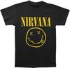 Nirvana Smiley Face Svart T-shirt