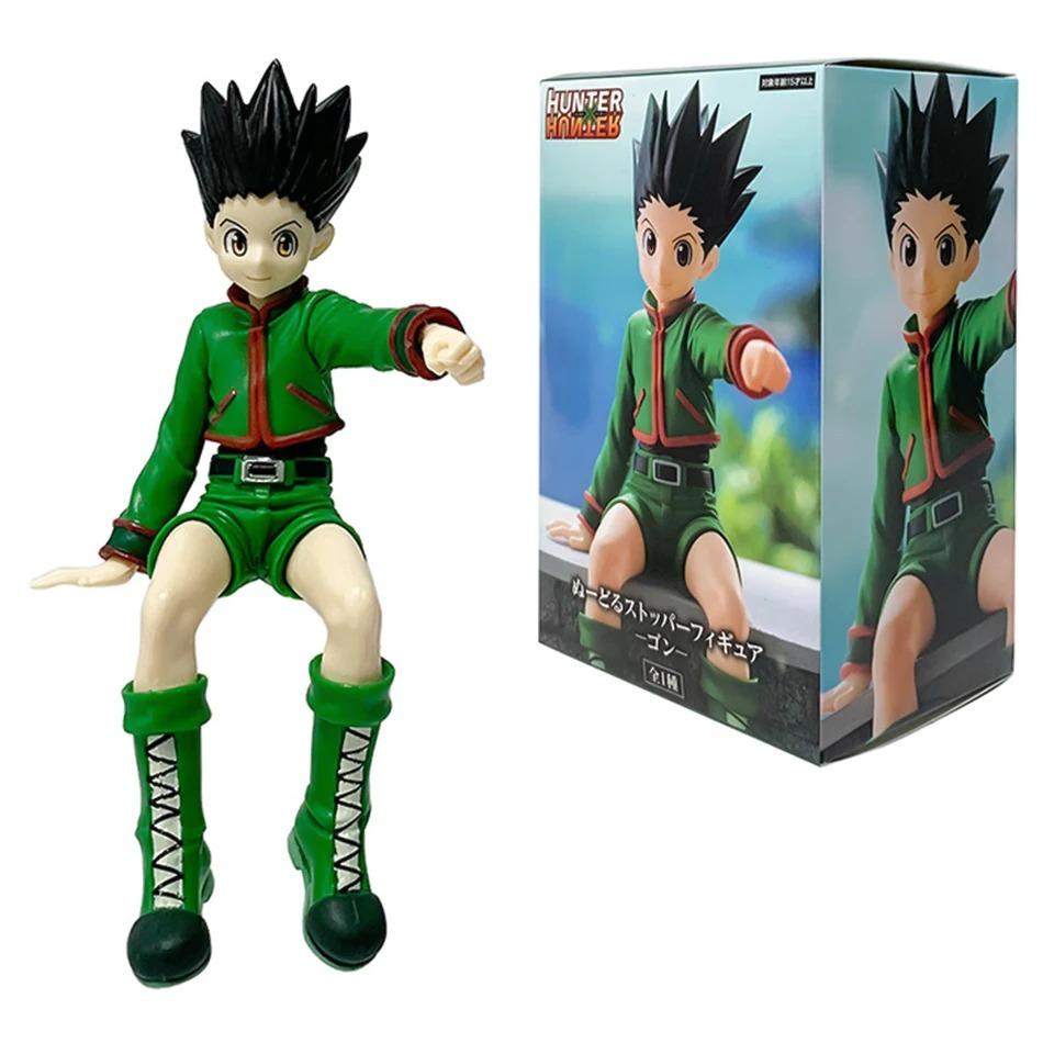 14Cm Hunter×Hunter Anime Figure Kurapika Action Figure Chrollo Illumi Hisoka Figurine Collection Noodle Stopper Model Toys Room