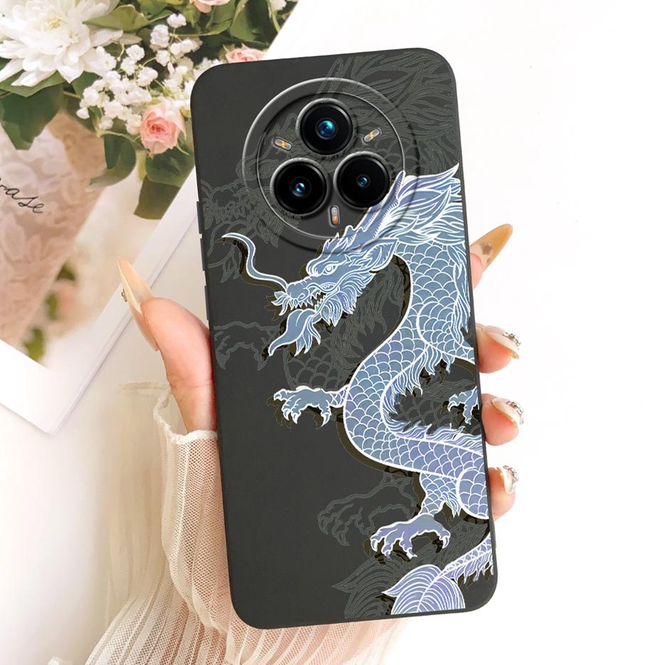 For Realme 14 Pro 5G Case RMX5056 Cool Owl Dragon Painted Cover Soft Silicone Case For Realme 14 Pro Plus Realme14 Pro+ 5G Shell
