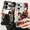 JoJo Adventure Anime Desgin Soft Phone Case For Xiaomi Redmi Note 14 15 Pro Plus 13 12 11S 11T 5G 10 9S 9 Plating Anti-Fall Fund