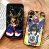 A-All Might T-Toshinori Yagi Phone Case For Samsung S25,S24,S21,S22,S23,S30,Ultra,S20,Plus,Soft Silicone Black Cover