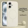 Original Liquid Silicone Magnetic Case For iPhone 15 16 Plus 14 11 12 13 16 Pro Max Magsafe Wireless Charge Protector Soft Cover