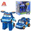 Super Wings 5 ​​ίντσες Μεταμορφωτικός Ταξιδιώτης Μεταμορφώνεται από Αεροπλάνο σε Ρομπότ σε 10 Βήματα Φιγούρες Δράσης με Παραμόρφωση - Παιδικά Παιχνίδια - Δώρο