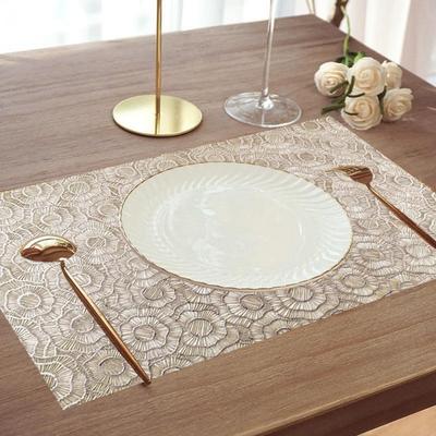 Yousheng Yemek Masası Yer Matı Isıya Dayanıklı Kaymaz Masa Matı Ev Restoran İçin Yaratıcı Desen Yer Matı